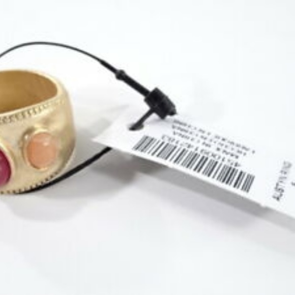 COPY - Chico's Austyn Ring Gold Red Sz 6 7 8 and 9 NWT 39 - Picture 4 of 4